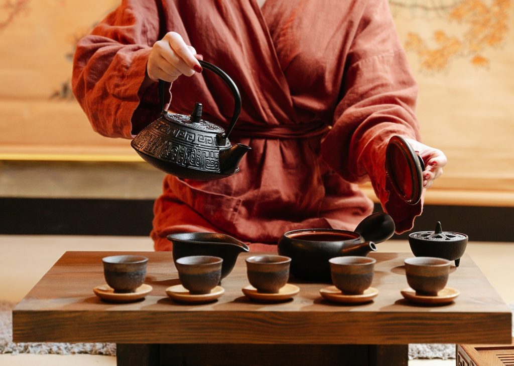 Brewed ripe Pu-erh tea